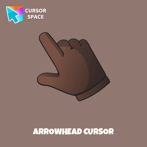Arrowhead cursor pointer cursor